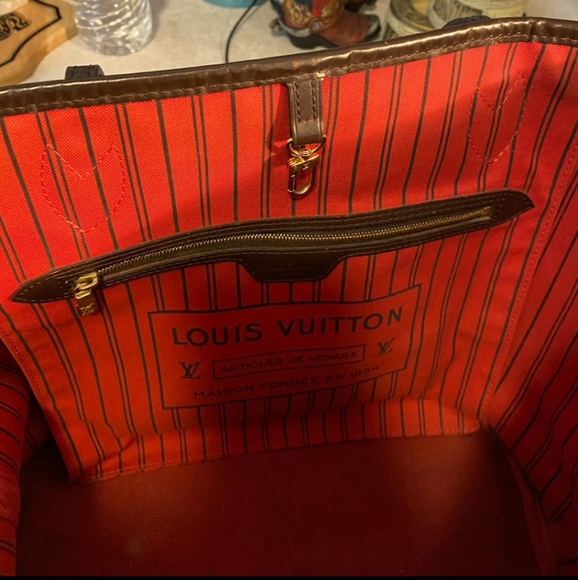 L.V. Neverfull MM Damier Ebene - Picture 2 of 16